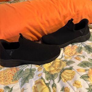 Black Slip-On Men's Shoes